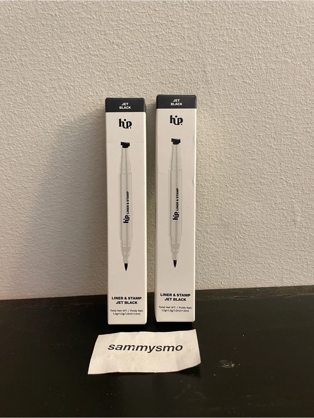 HipDot Eye Liner and Stamp Eyeliner , FULL-SIZE - Jet Black x2